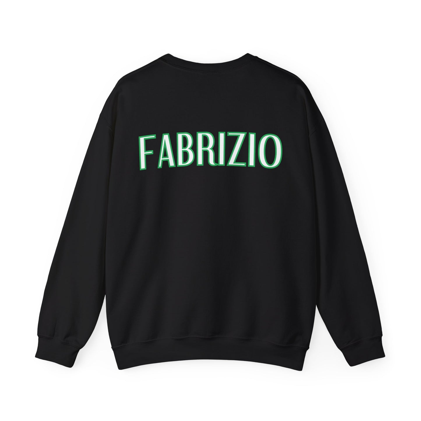 I Love My Big Italian Family Sweatshirt Black - Customize it with Your Family Name on Back