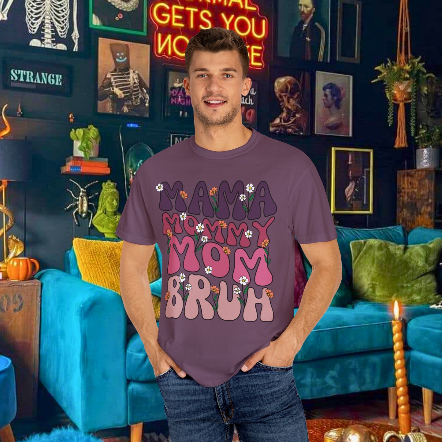 Mama Mommy Mom Bruh Shirt - Comfort Colors, Viral Meme, Bruh, Trendy funny shirt