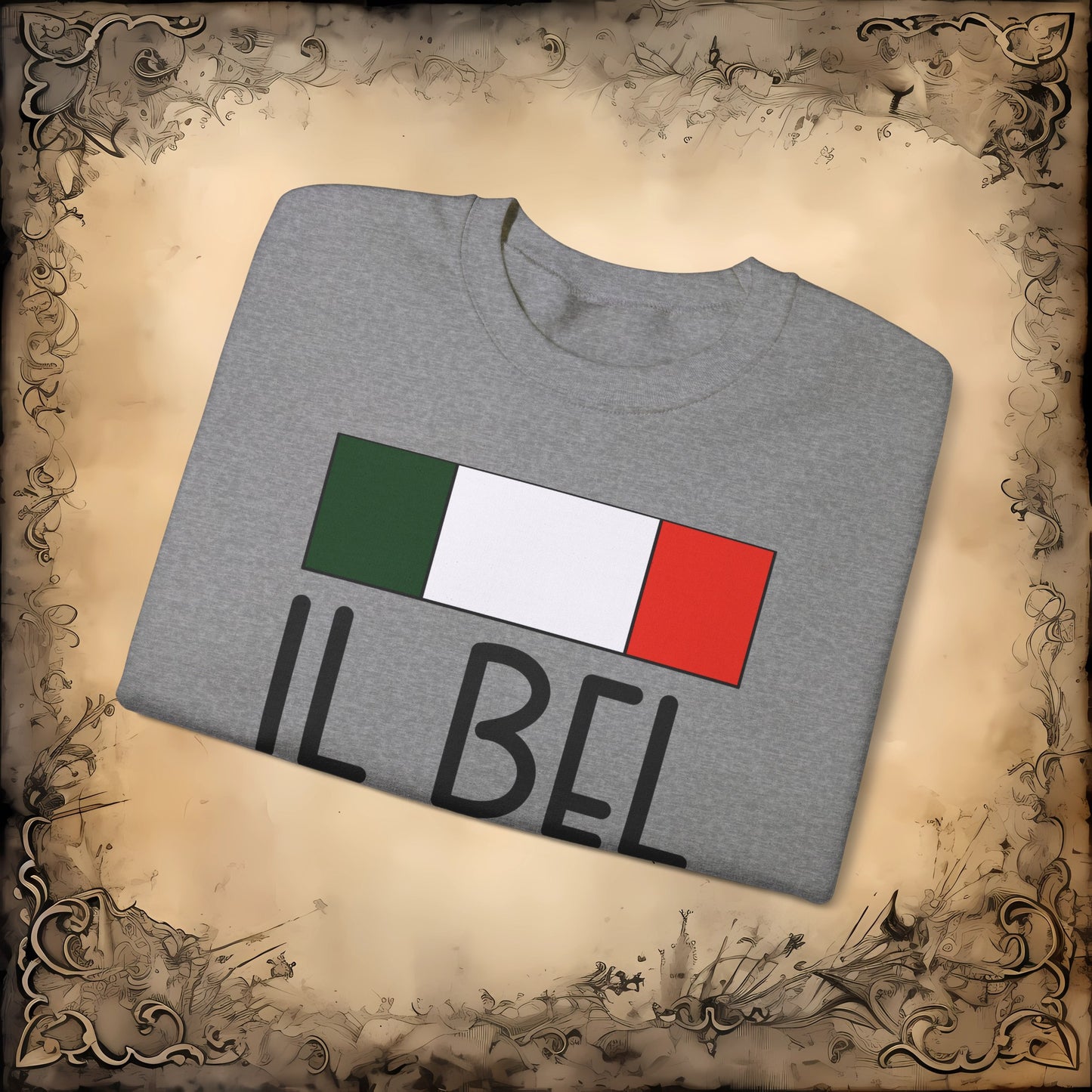 Il Bel Paese Sweatshirt, Italian sweater, Italy, Italia, gift for Italians