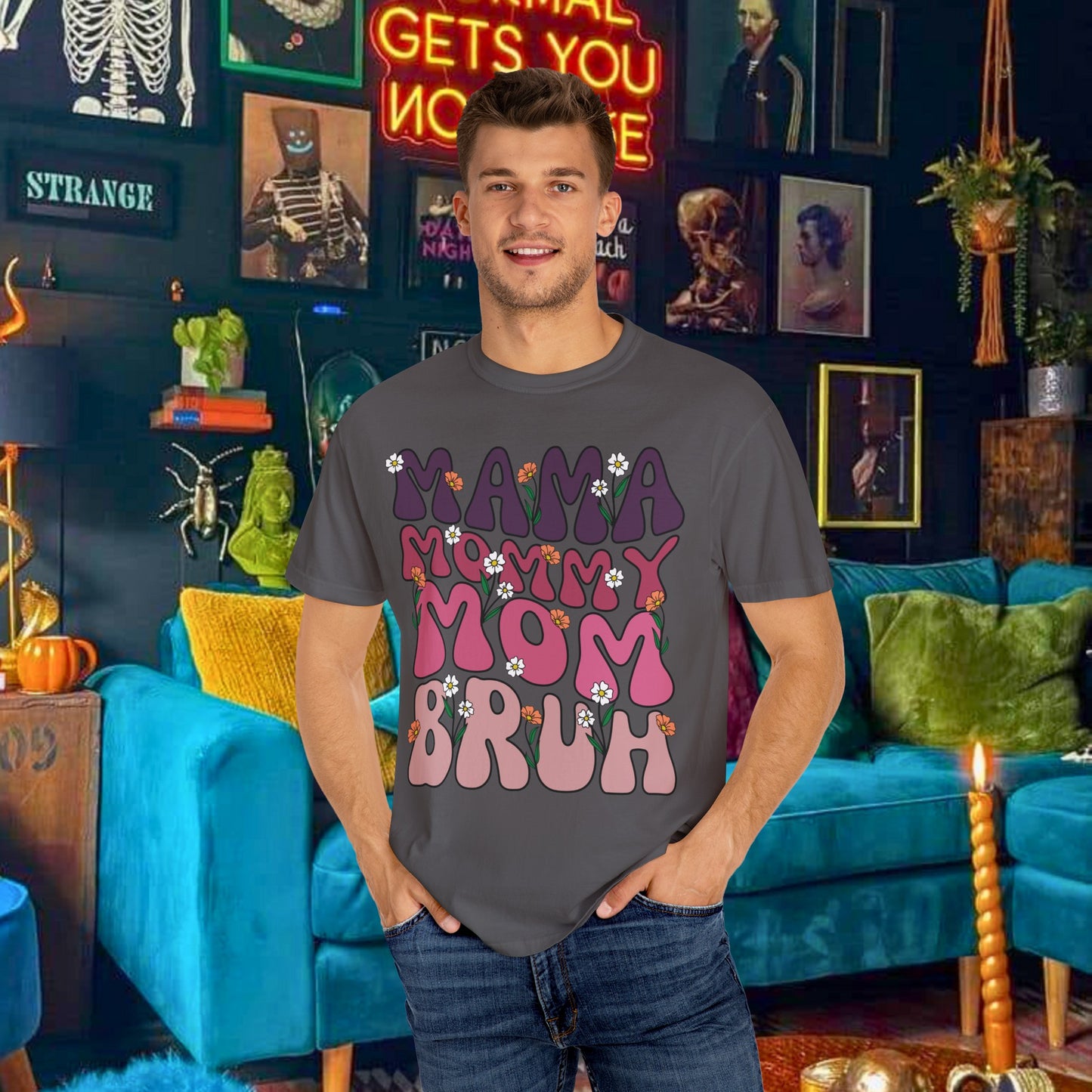 Mama Mommy Mom Bruh Shirt - Comfort Colors, Viral Meme, Bruh, Trendy funny shirt
