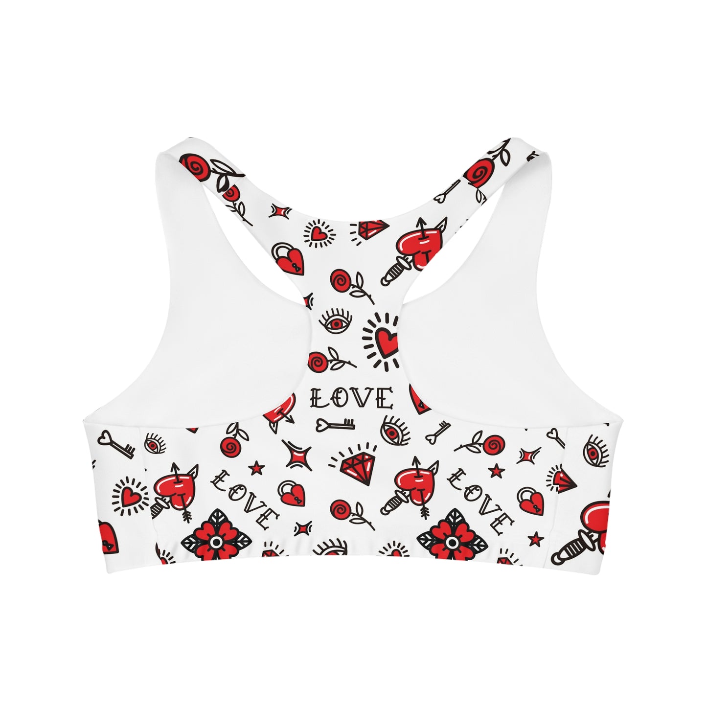 Old school love Seamless Sports Bra