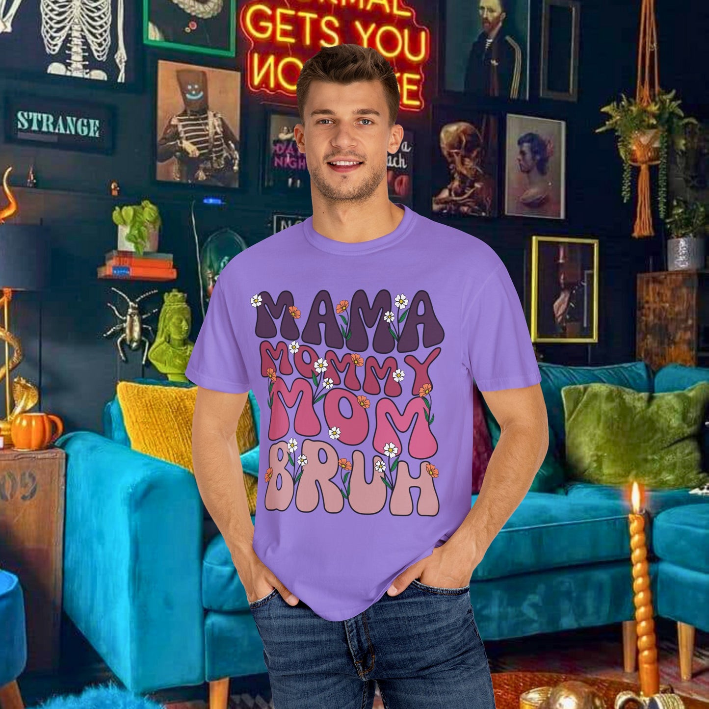 Mama Mommy Mom Bruh Shirt - Comfort Colors, Viral Meme, Bruh, Trendy funny shirt