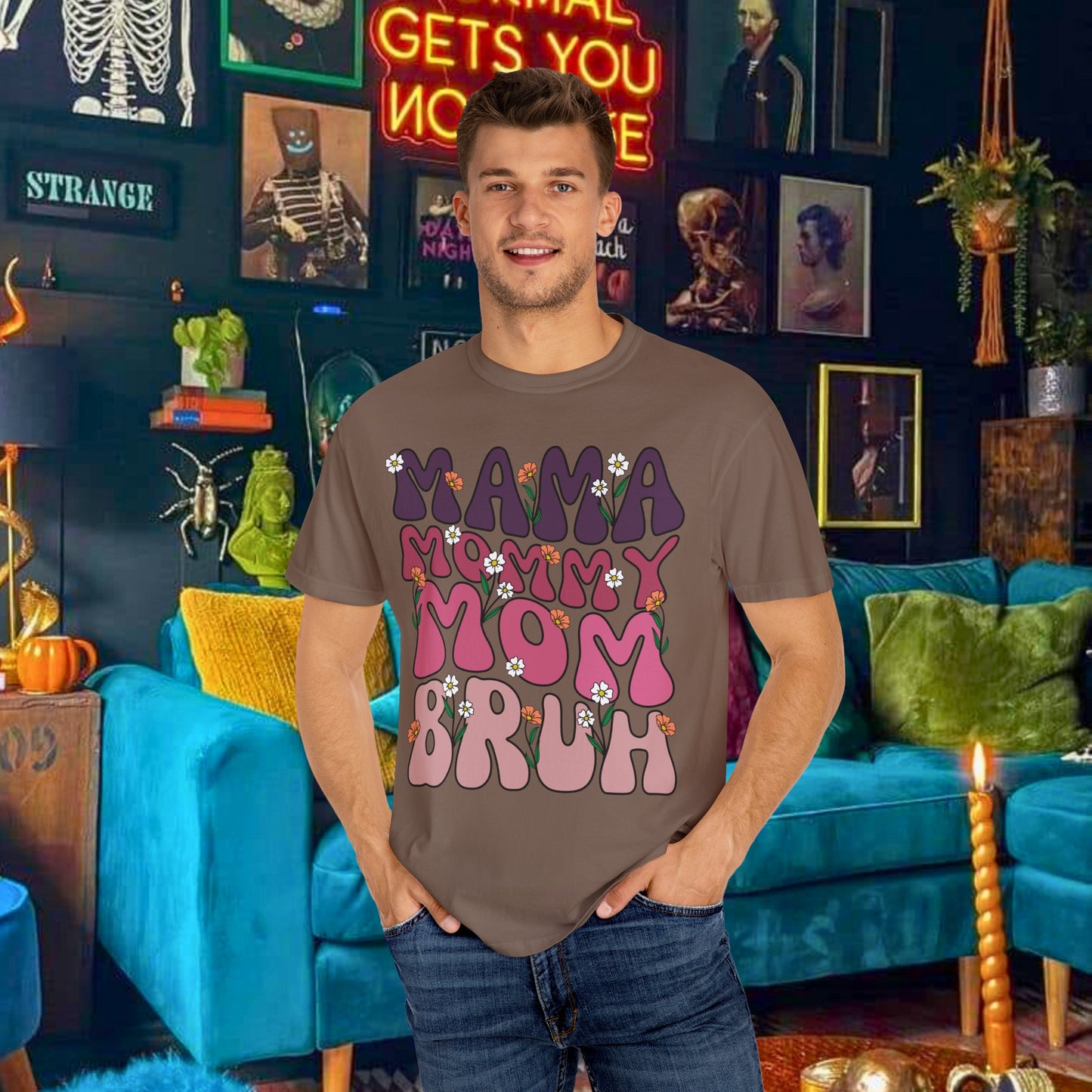 Mama Mommy Mom Bruh Shirt - Comfort Colors, Viral Meme, Bruh, Trendy funny shirt