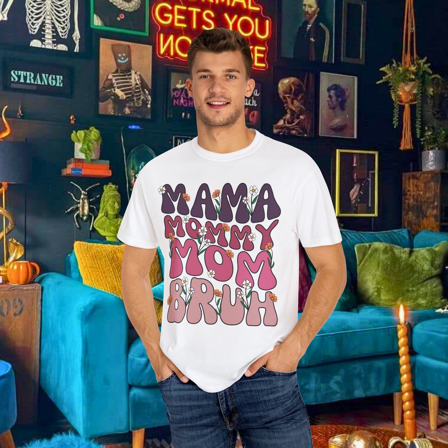 Mama Mommy Mom Bruh Shirt - Comfort Colors, Viral Meme, Bruh, Trendy funny shirt