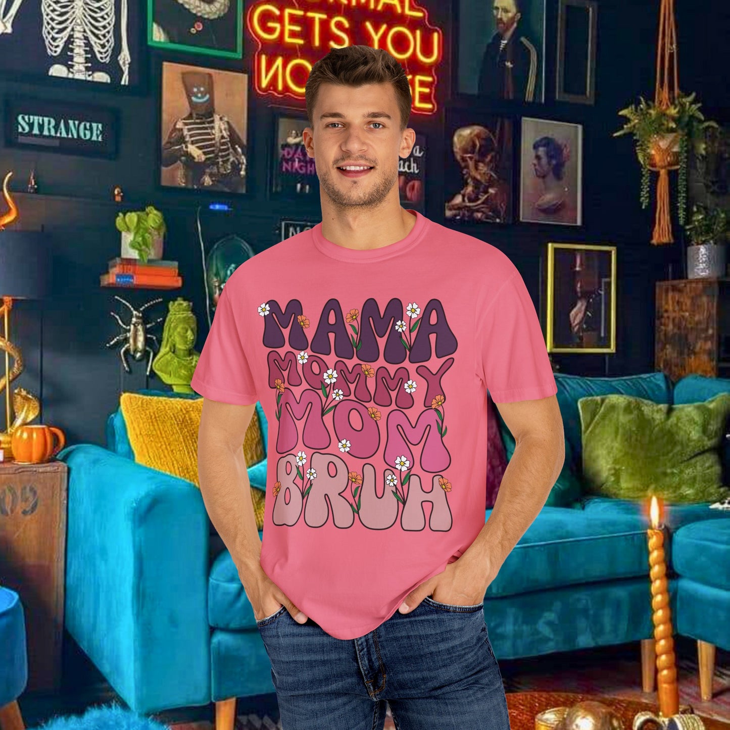 Mama Mommy Mom Bruh Shirt - Comfort Colors, Viral Meme, Bruh, Trendy funny shirt