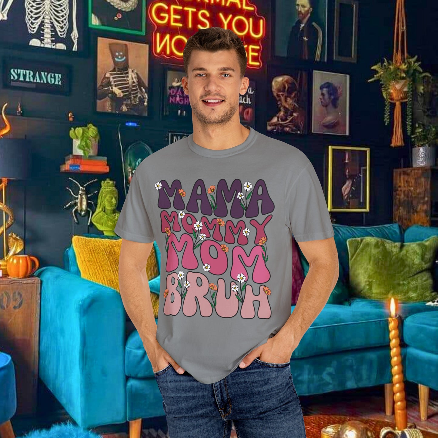 Mama Mommy Mom Bruh Shirt - Comfort Colors, Viral Meme, Bruh, Trendy funny shirt