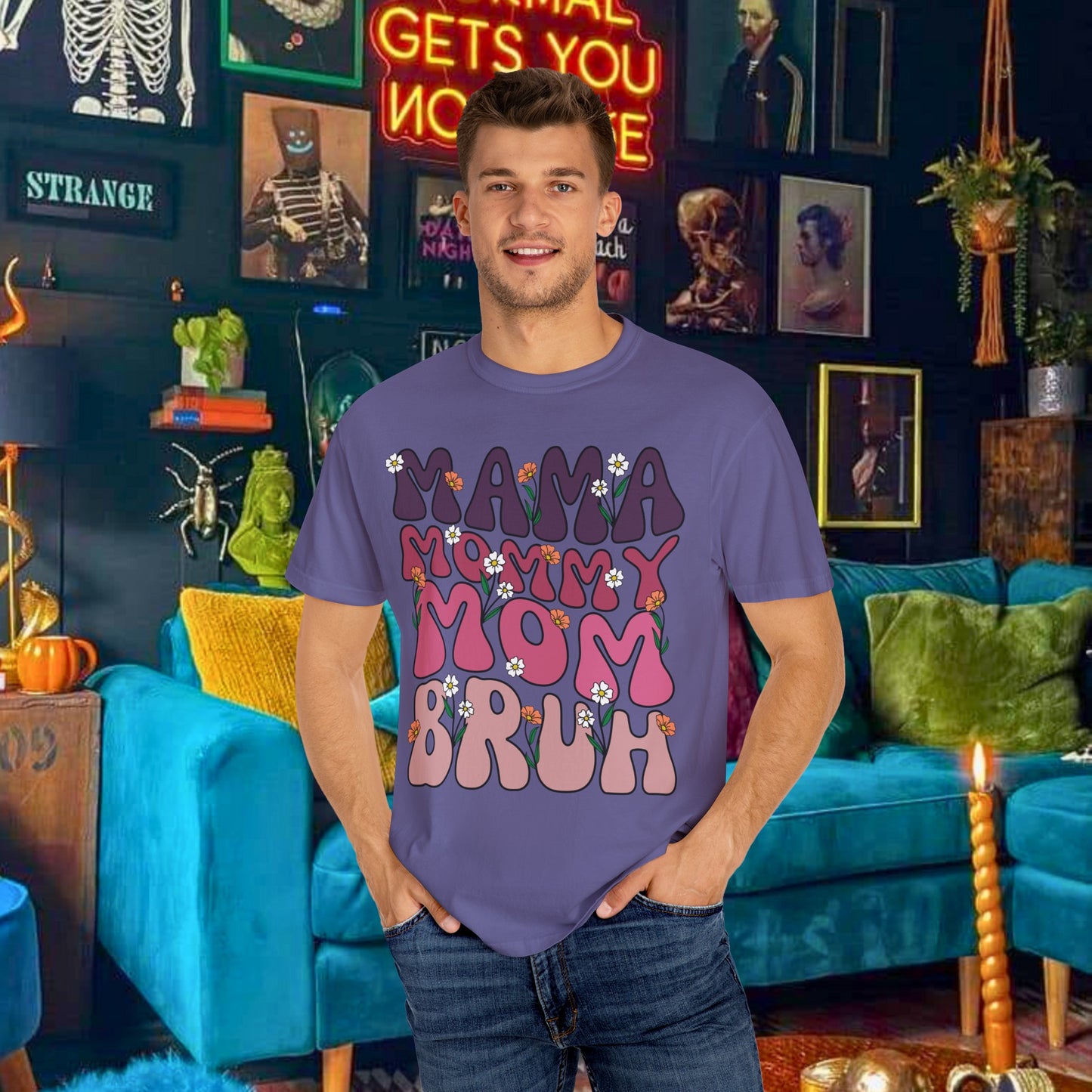 Mama Mommy Mom Bruh Shirt - Comfort Colors, Viral Meme, Bruh, Trendy funny shirt