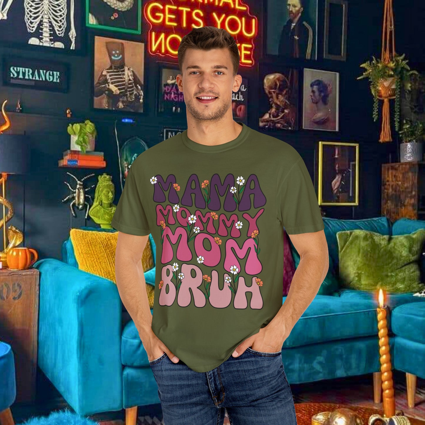 Mama Mommy Mom Bruh Shirt - Comfort Colors, Viral Meme, Bruh, Trendy funny shirt