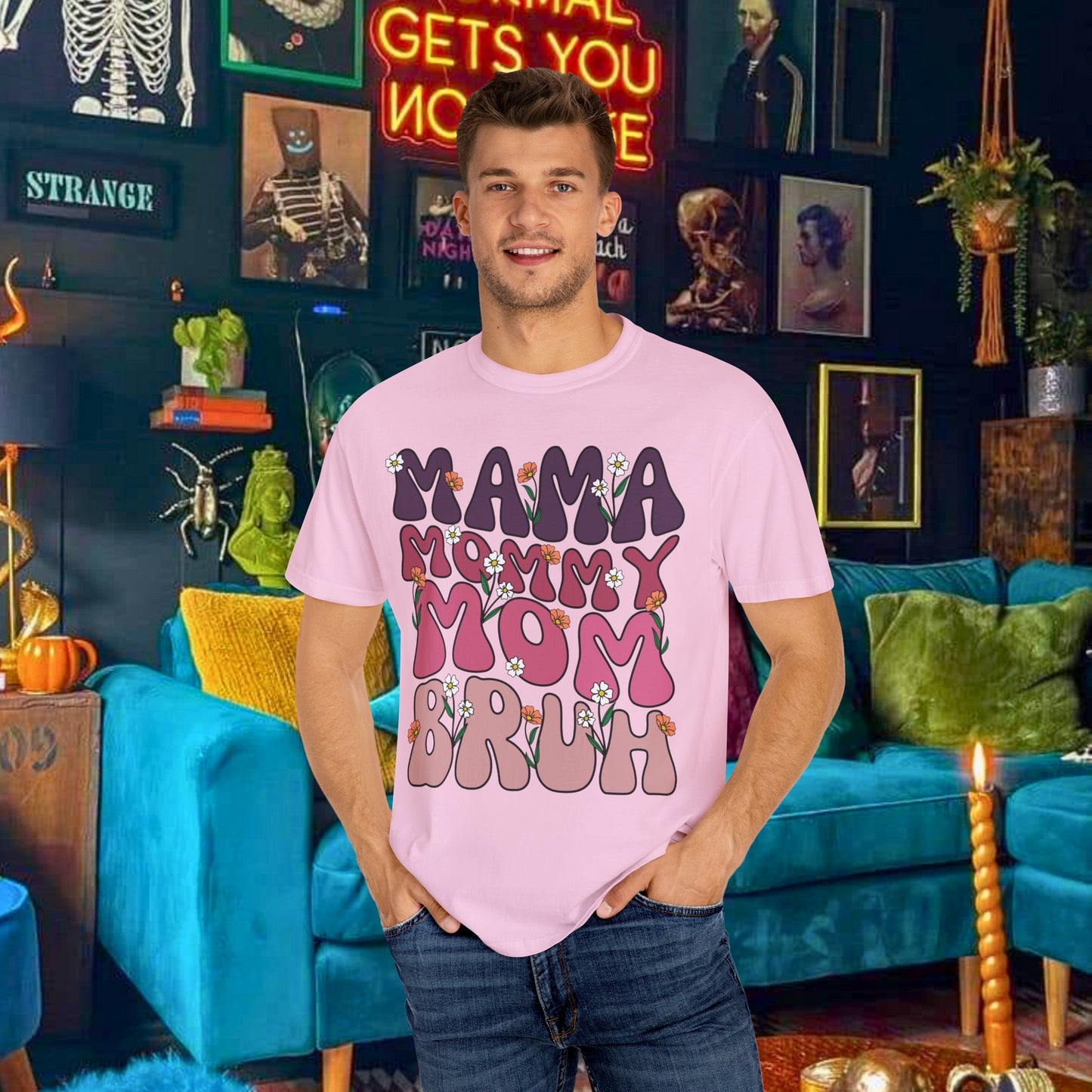 Mama Mommy Mom Bruh Shirt - Comfort Colors, Viral Meme, Bruh, Trendy funny shirt