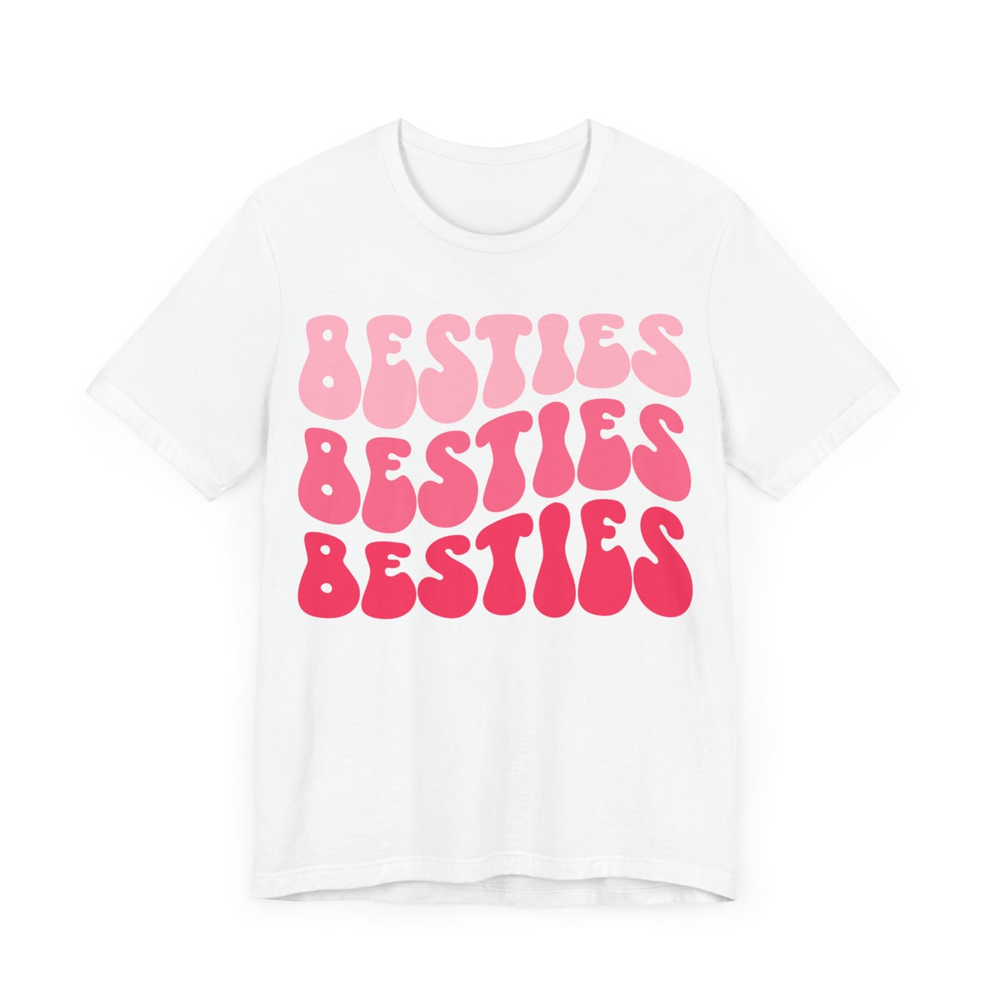 Besties shirt, Galentines, Gift for best friends, Pink Besties tee, Valentines Day shirt, Friends, Cute shirt, Trendy, Express delivery