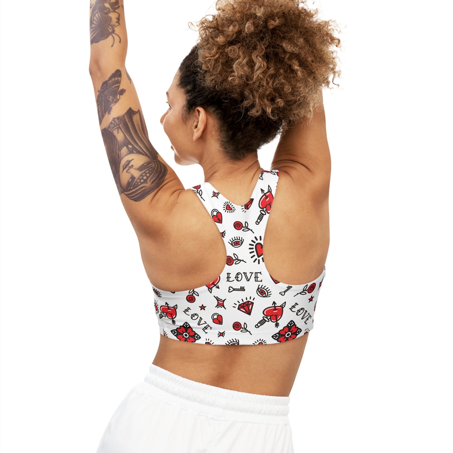 Old school love Seamless Sports Bra