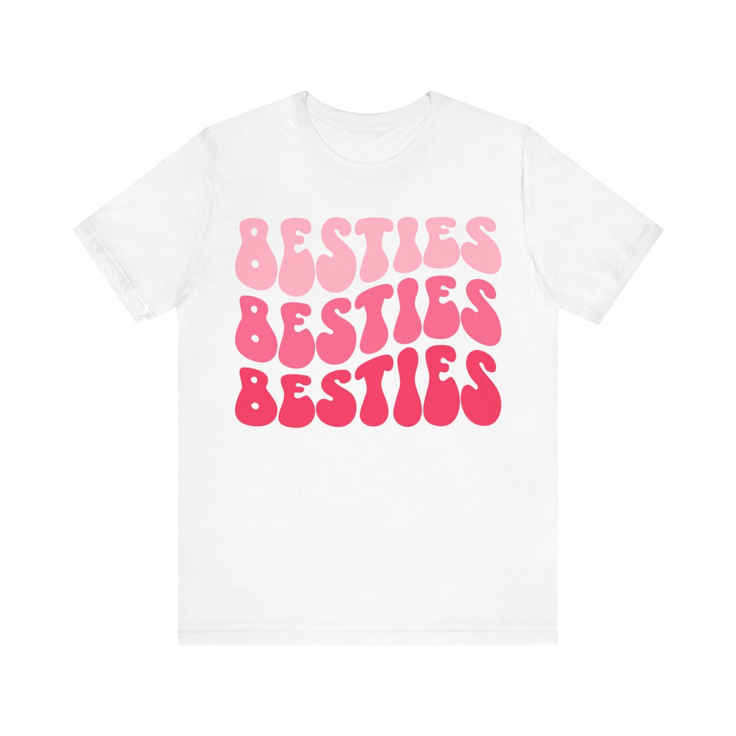 Besties shirt, Galentines, Gift for best friends, Pink Besties tee, Valentines Day shirt, Friends, Cute shirt, Trendy, Express delivery