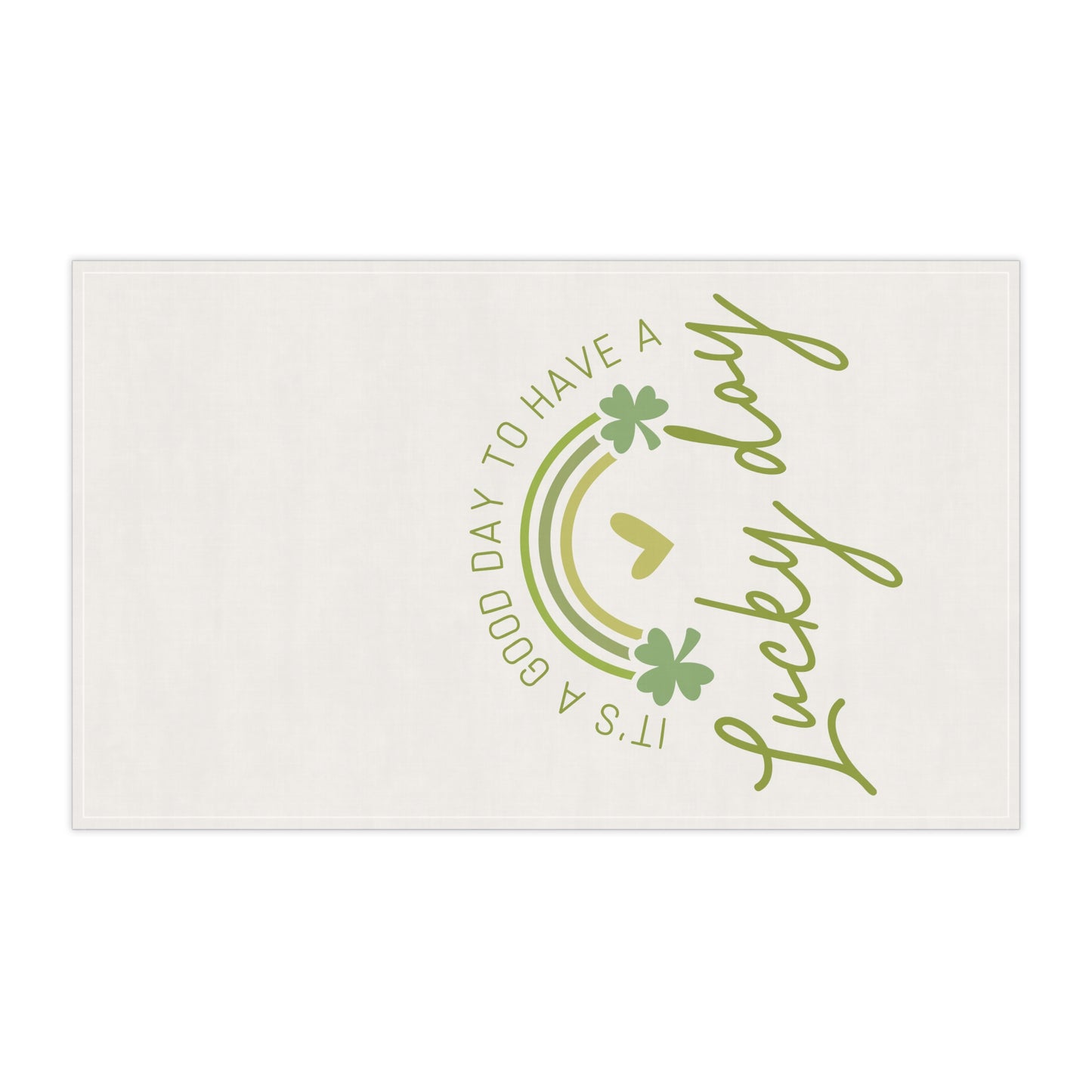 Its a good day to have a Lucky Day, Super cute St.Patricks Day Kitchen Towel