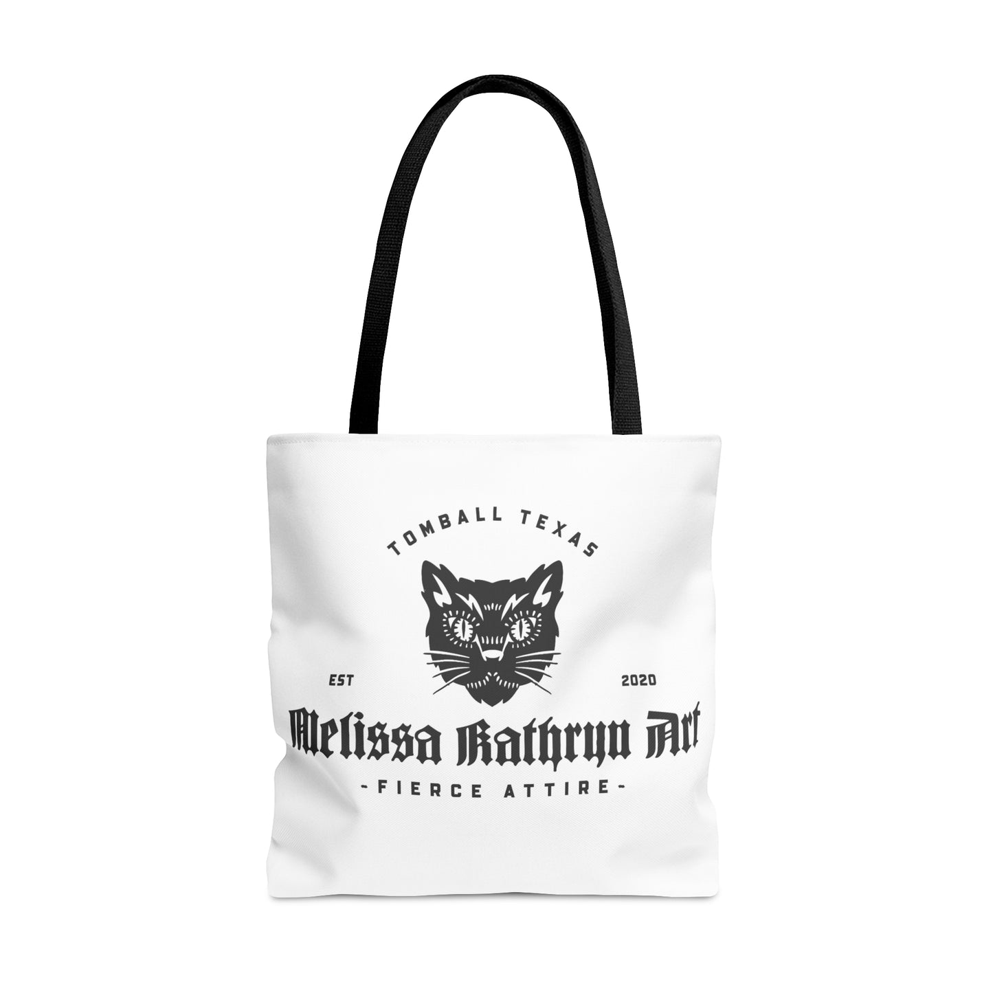 Melissa Kathryn Art Cat Graphic Tote Bag