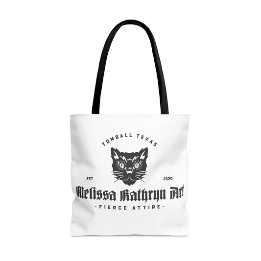 Melissa Kathryn Art Cat Graphic Tote Bag