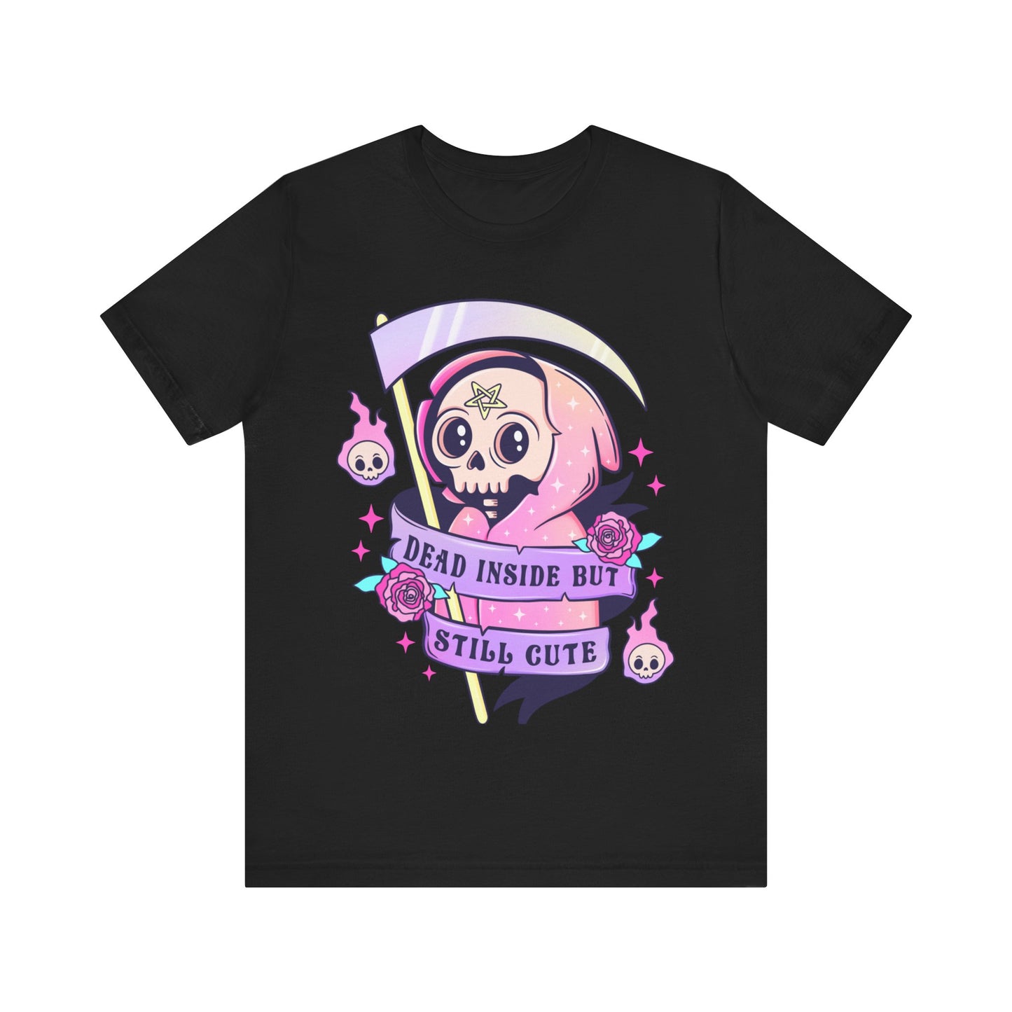 Dead Inside Still Cute Unisex Jersey Short Sleeve Tee