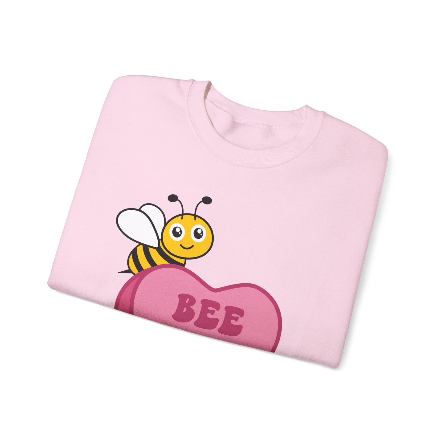 Bee Mine Candy Heart Sweatshirt, Valentines Day, Cute Bee on Conversation Heart, Be Mine, Valentines sweater, Gift for her, trendy shirt