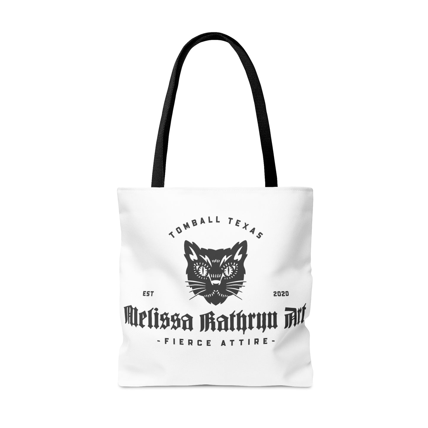 Melissa Kathryn Art Cat Graphic Tote Bag