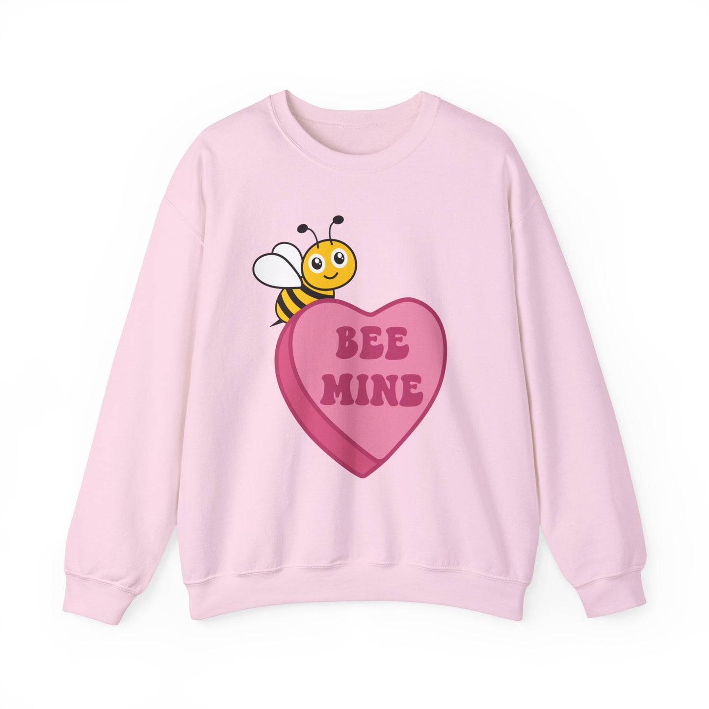 Bee Mine Candy Heart Sweatshirt, Valentines Day, Cute Bee on Conversation Heart, Be Mine, Valentines sweater, Gift for her, trendy shirt