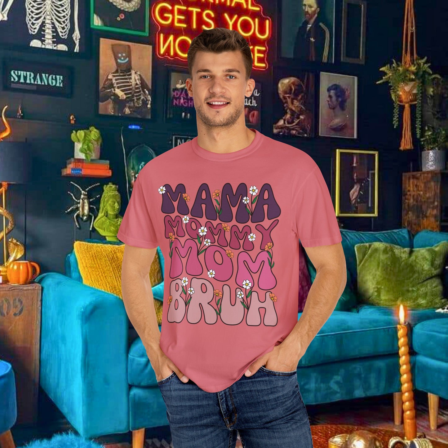 Mama Mommy Mom Bruh Shirt - Comfort Colors, Viral Meme, Bruh, Trendy funny shirt